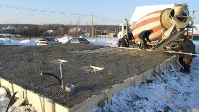 бетонирование в минусовую погоду