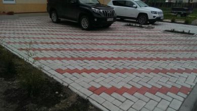 как кладут тротуарную плитку под авто