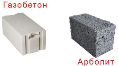 сравнительная характеристика арболита и газобетона