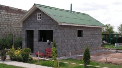 баня из газоблока как строить