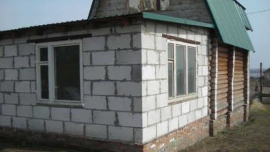 Пристройка к дому из газобетонных блоков